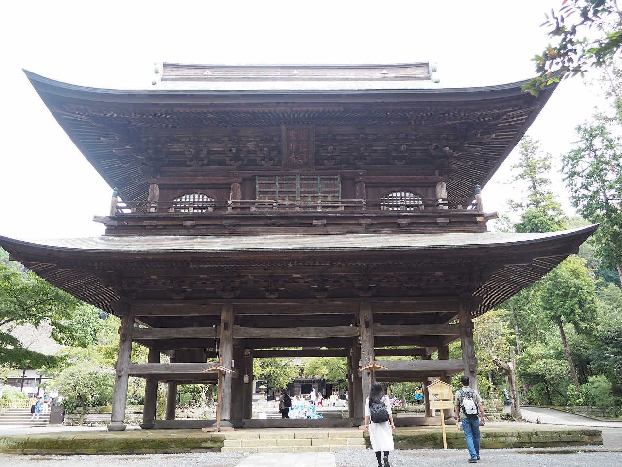 水彩画「円覚寺参道」 北鎌倉 円覚寺 参道 北鎌倉ようやく色づき始めました。 毎年の